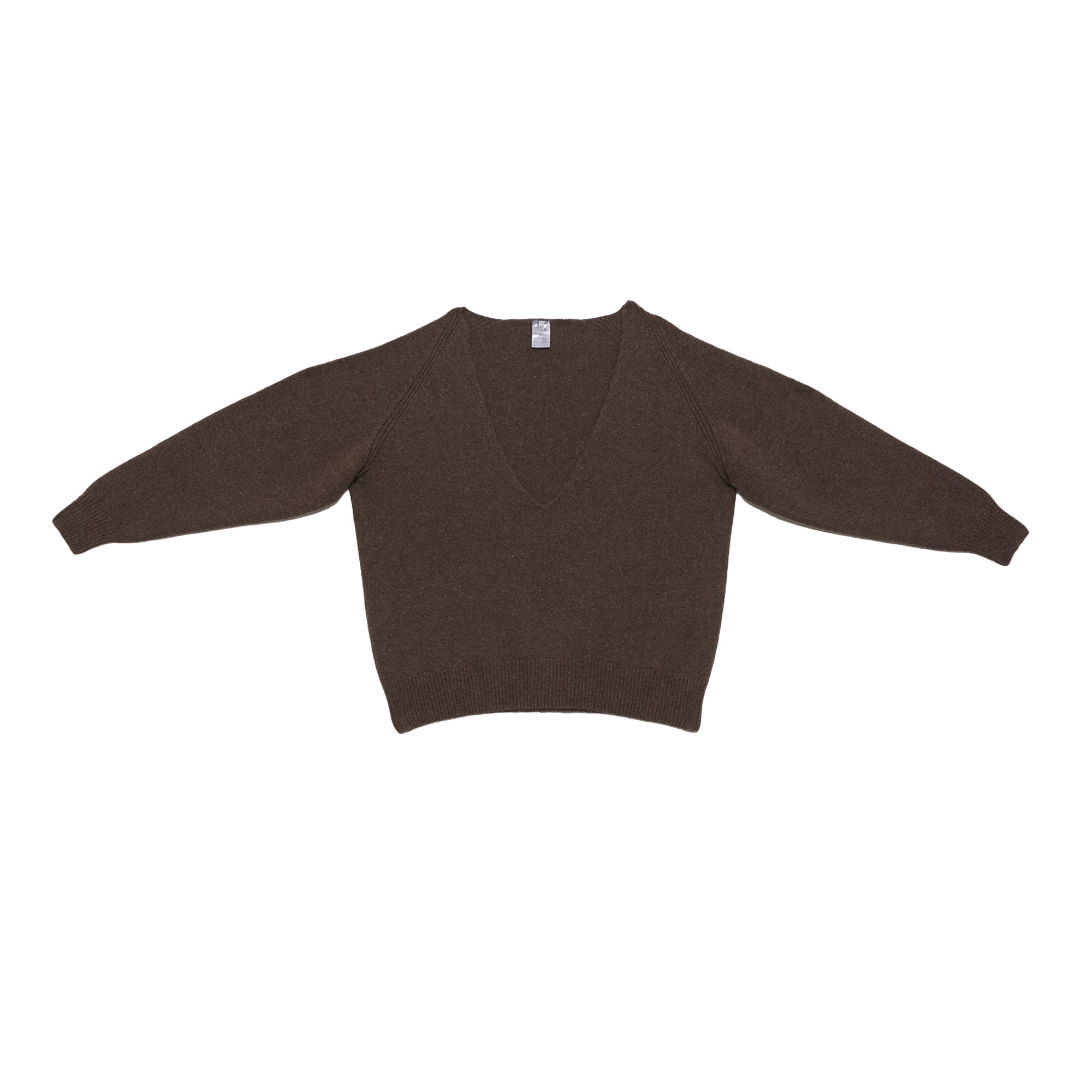 SOAR V NECK - BUREL BROWN