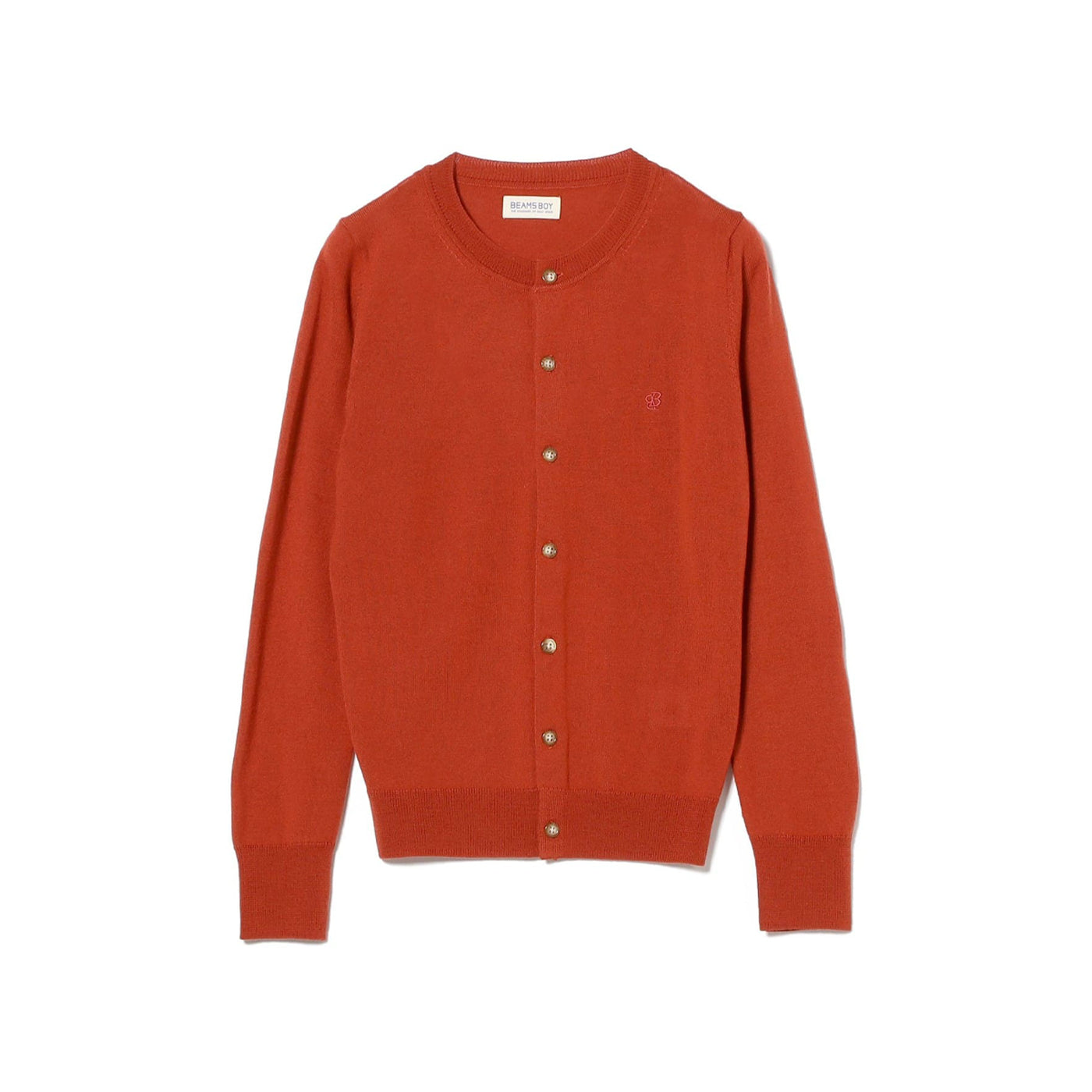 BUTTON CARDIGAN - ORANGE