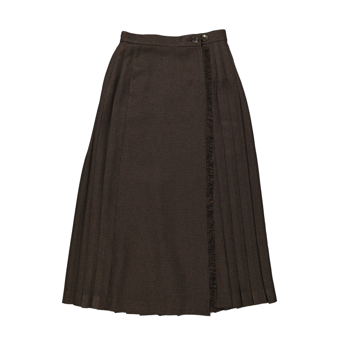 KILT SKIRT - BROWN CHECK