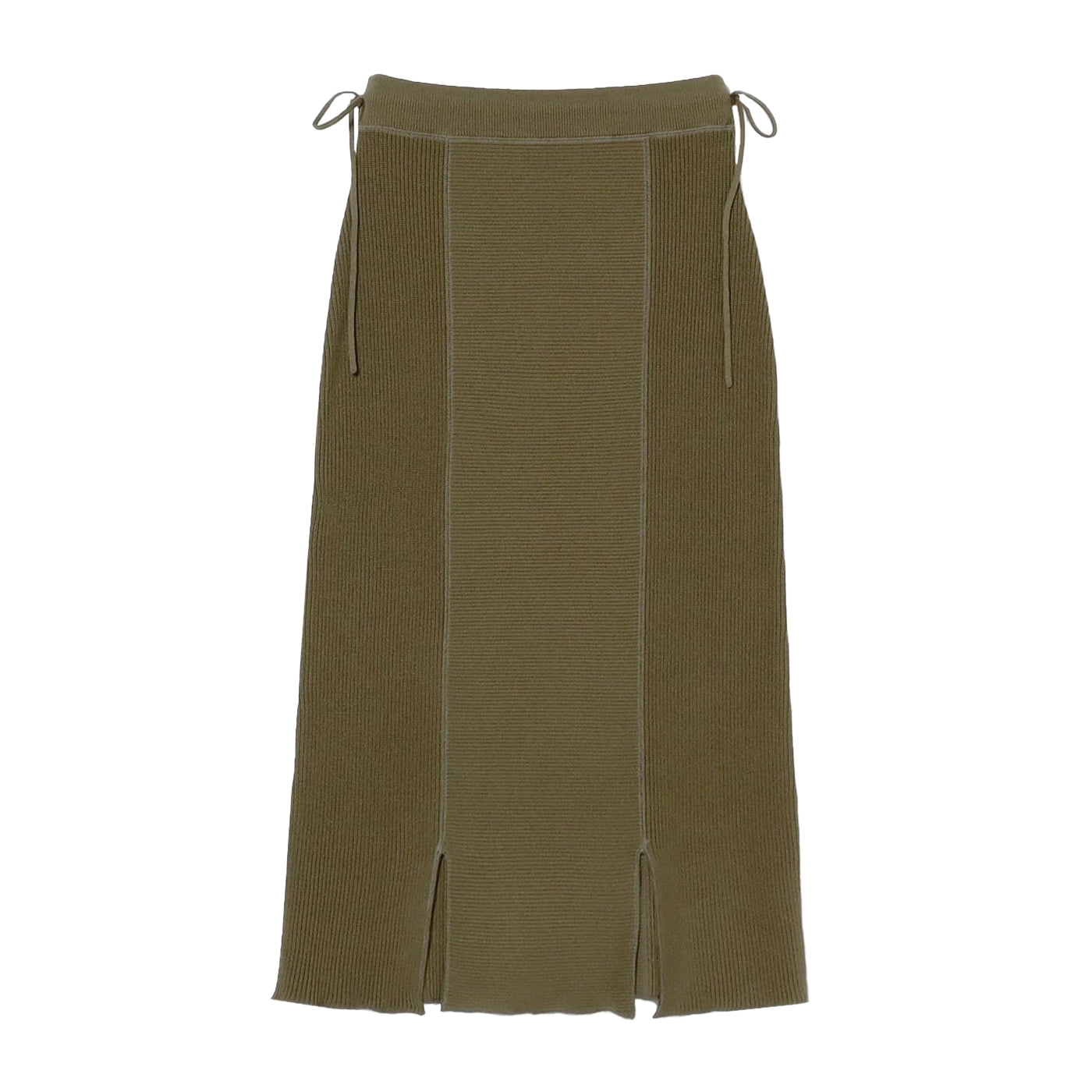 MIL KNIT SKIRT - OLIVE