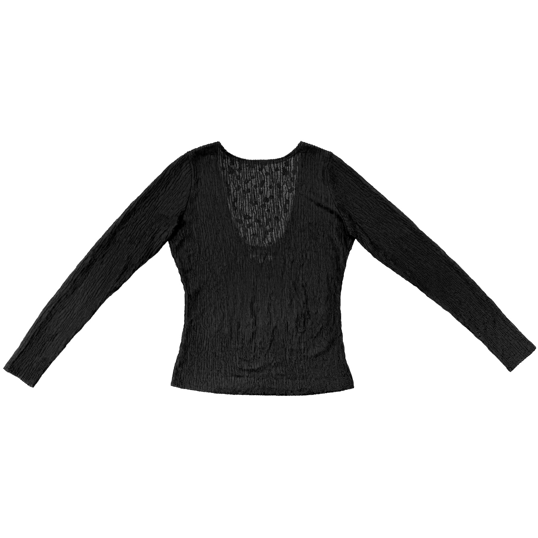 LOW BACK TOP - BLACK FLOWER