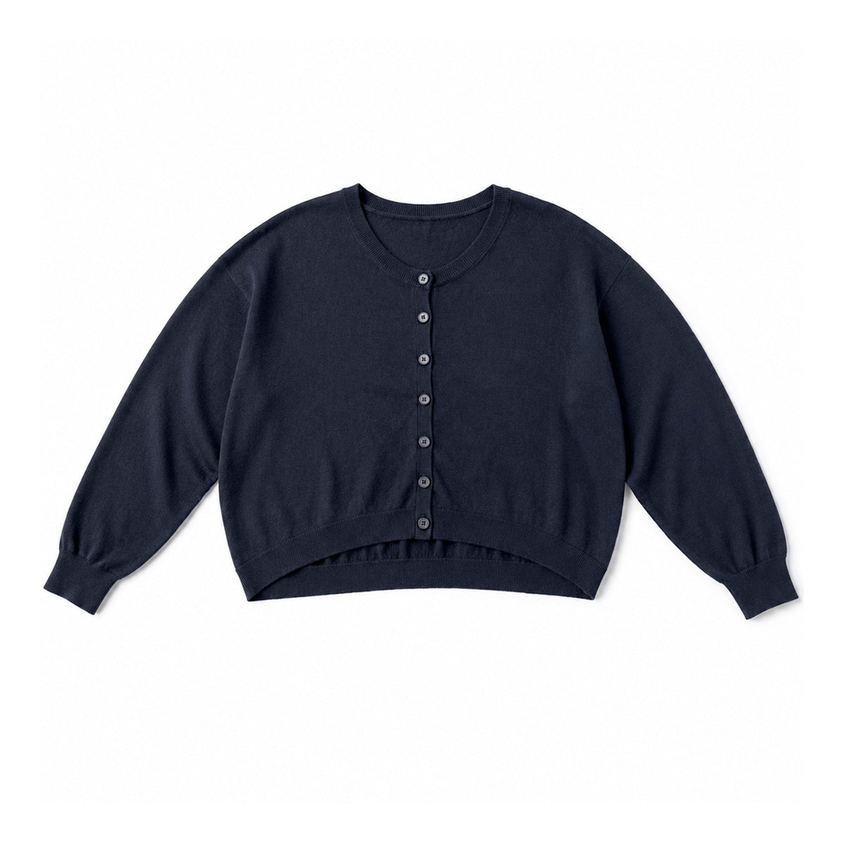BOXY CARDIGAN - NAVY