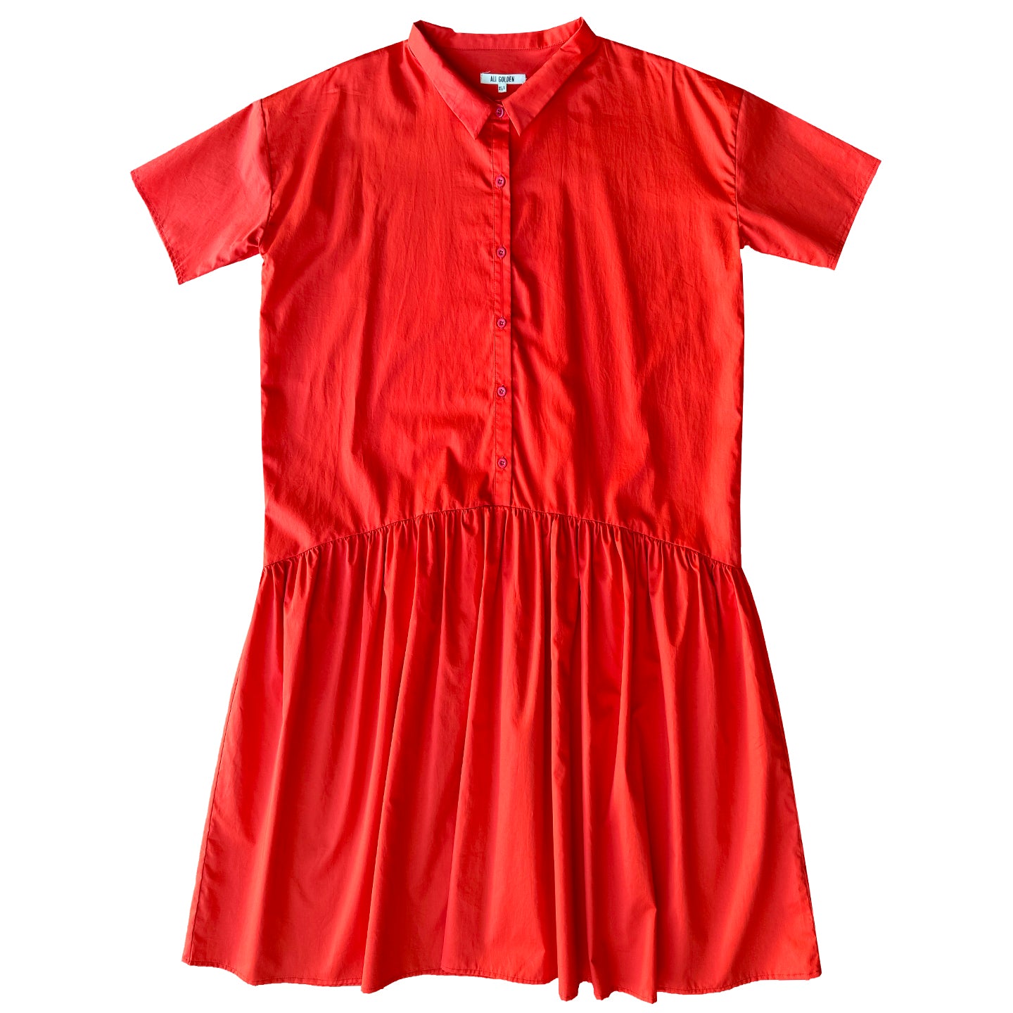 COLLARED DRESS - POPPY