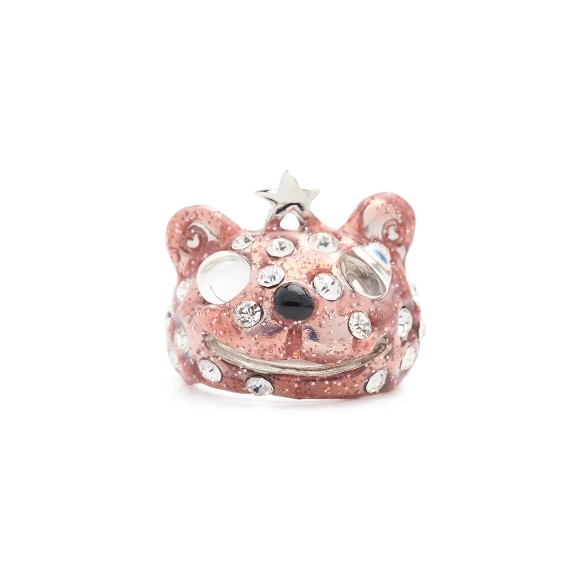 PRINCESS BEAR RING - LIGHT PINK FRECKLES