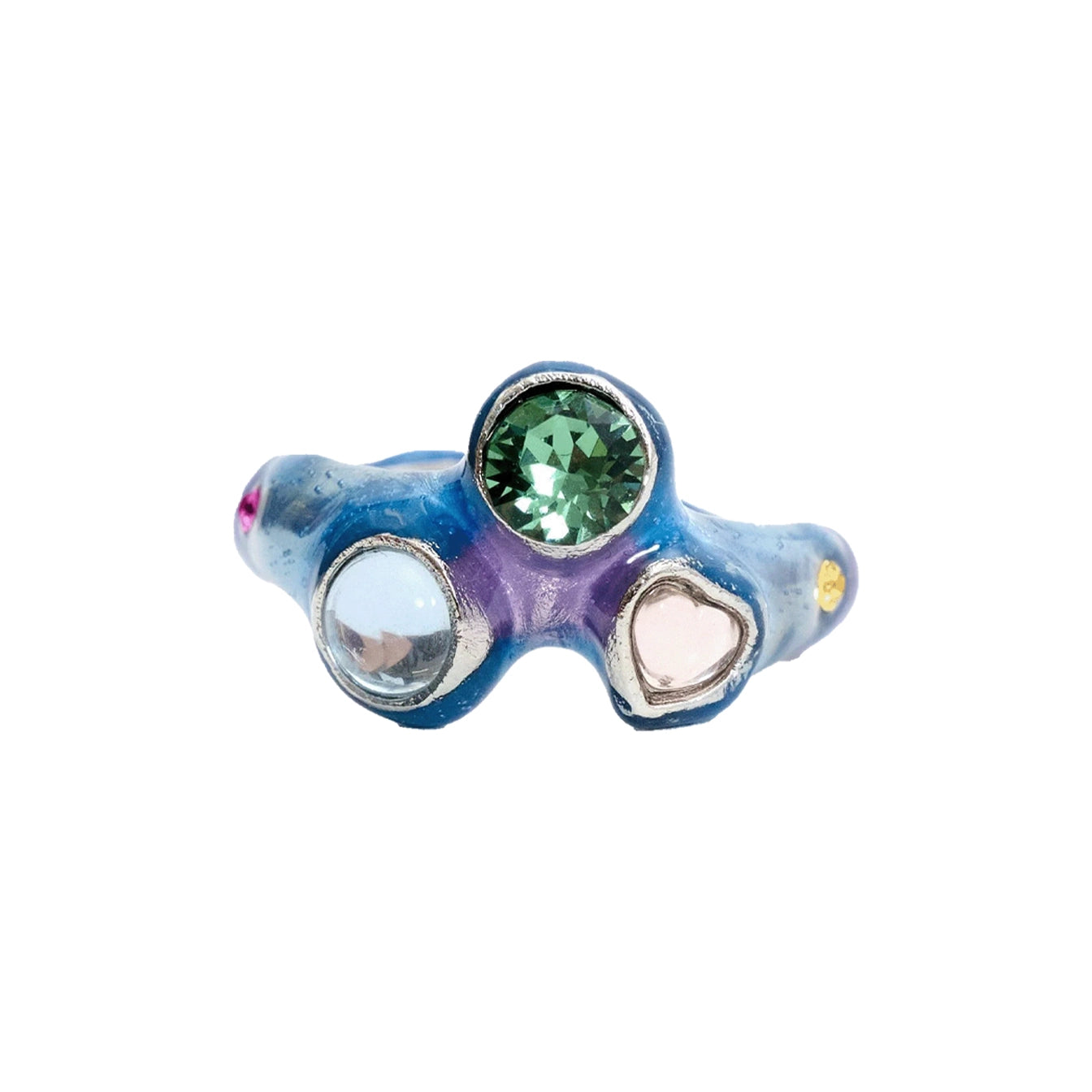 FLORENCE RING - SOFT BLUE MULTI