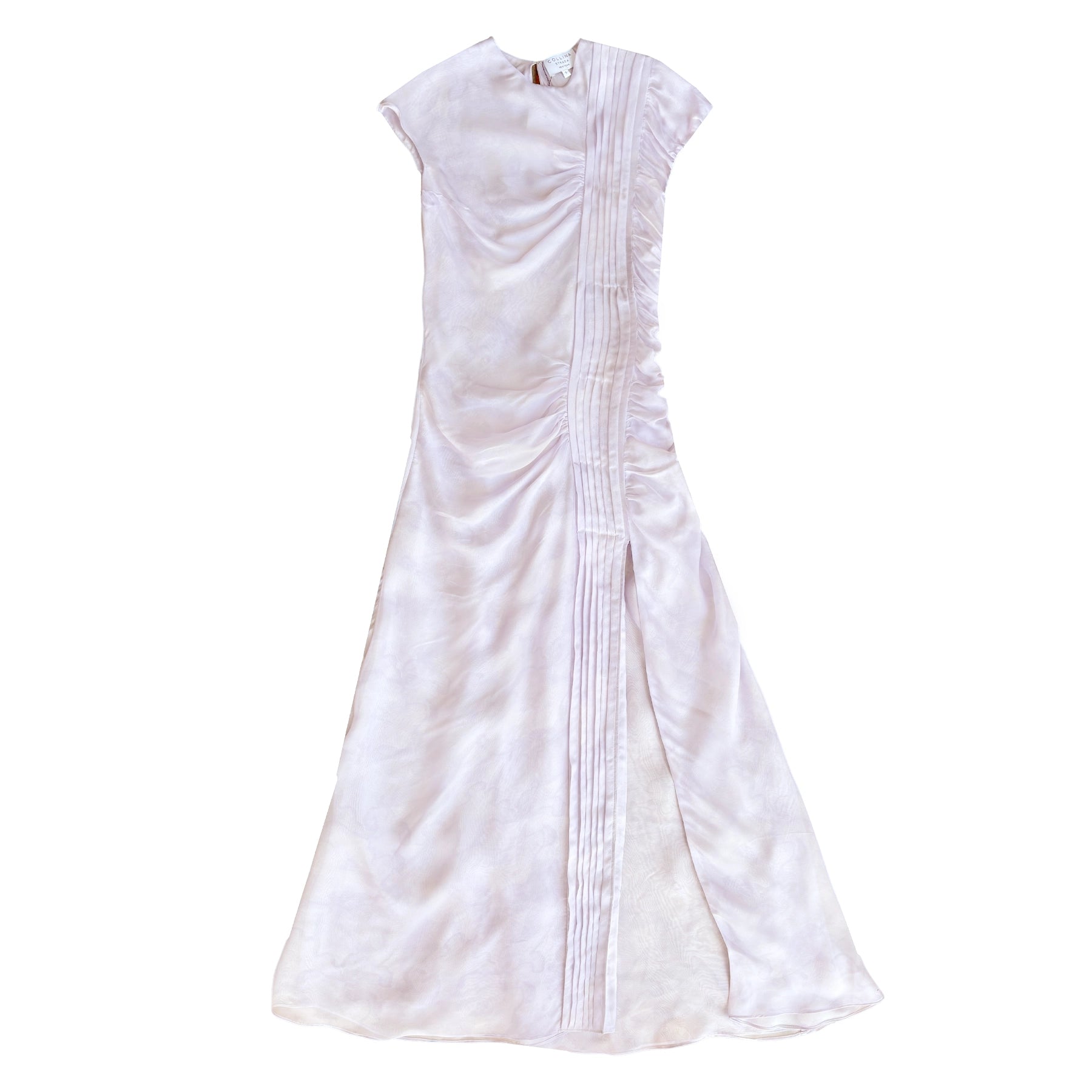 OYINDA DRESS - LILAC FLORAL SCRIBBLE
