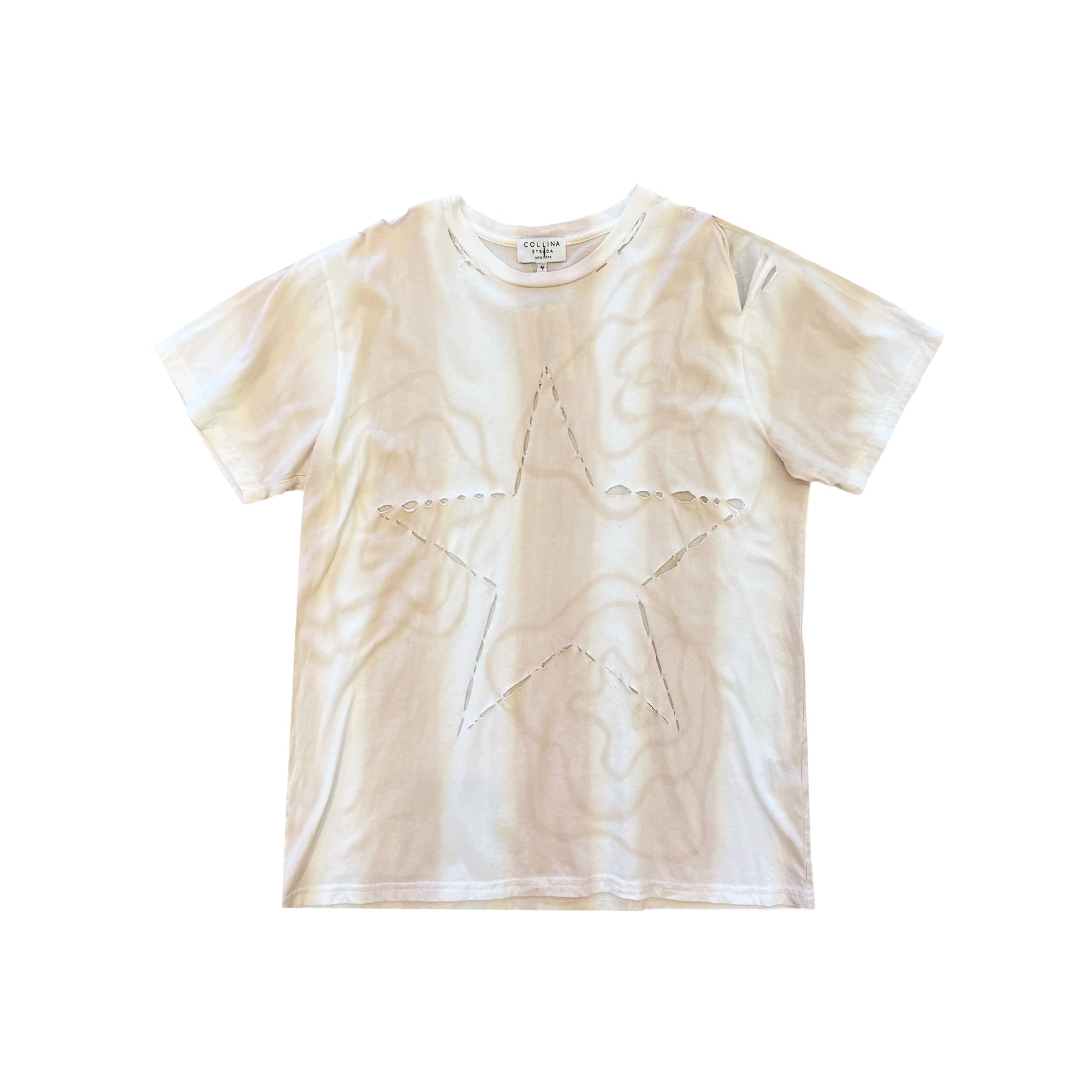 REMNANT STAR TEE - SAND STRIPE