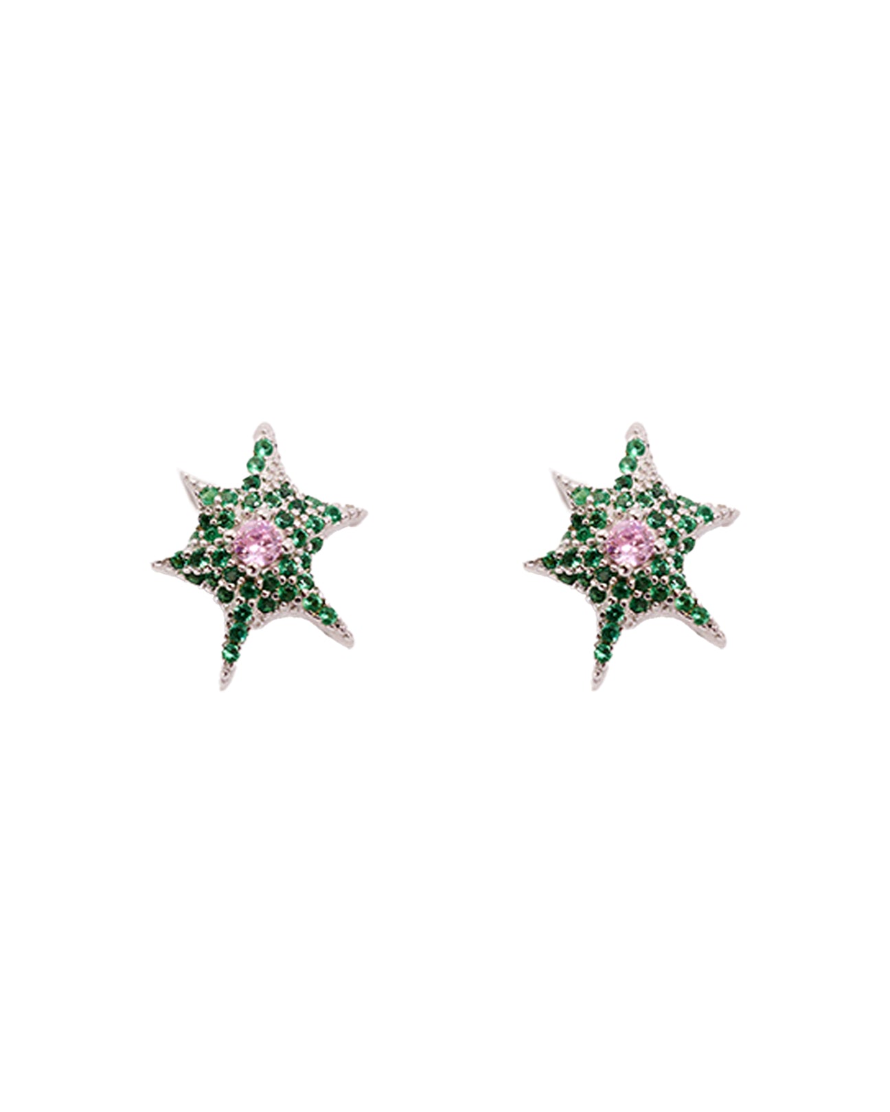 STARBURST STUDS - EMERALD