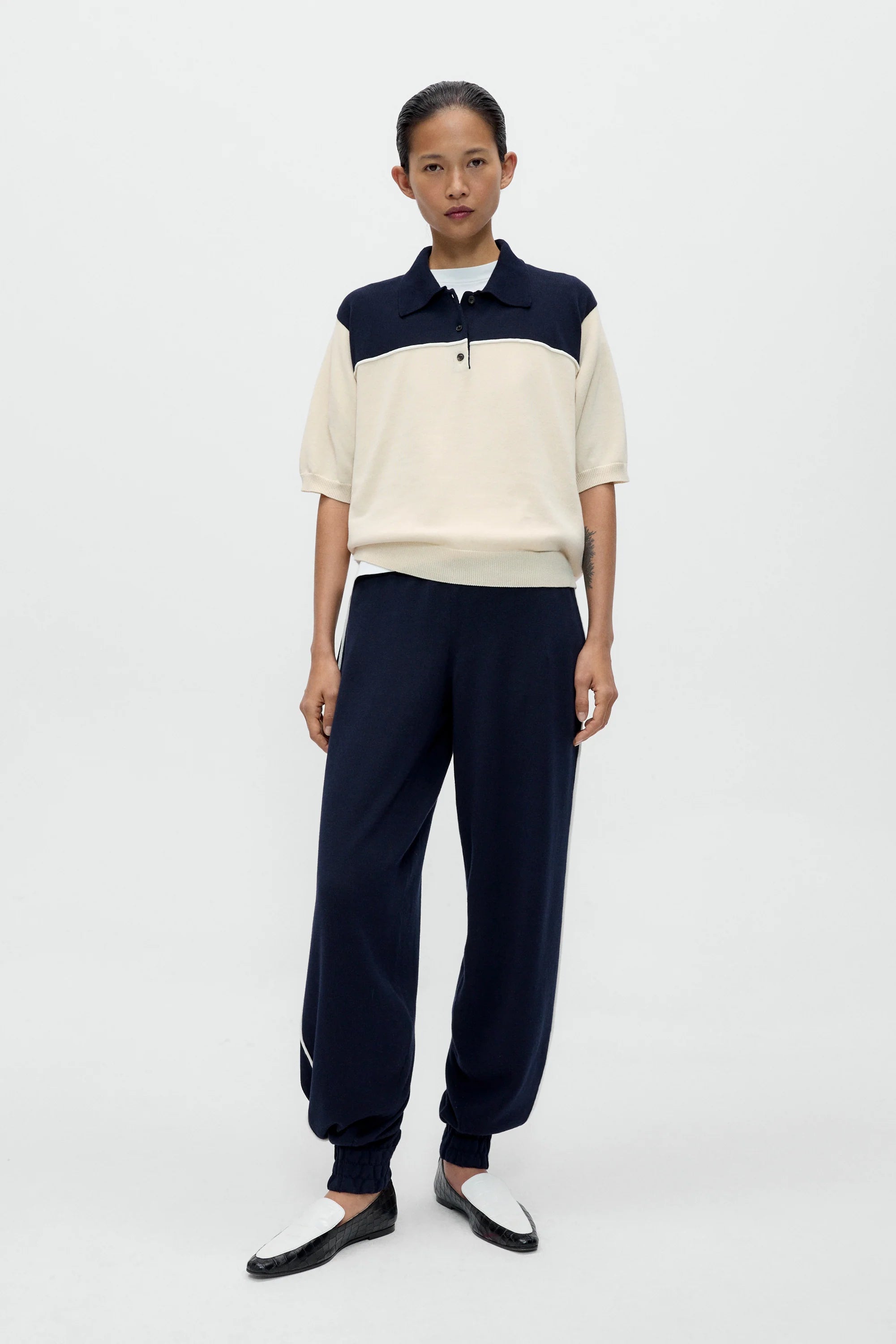 ORGANIC COTTON COLORBLOCK POLO