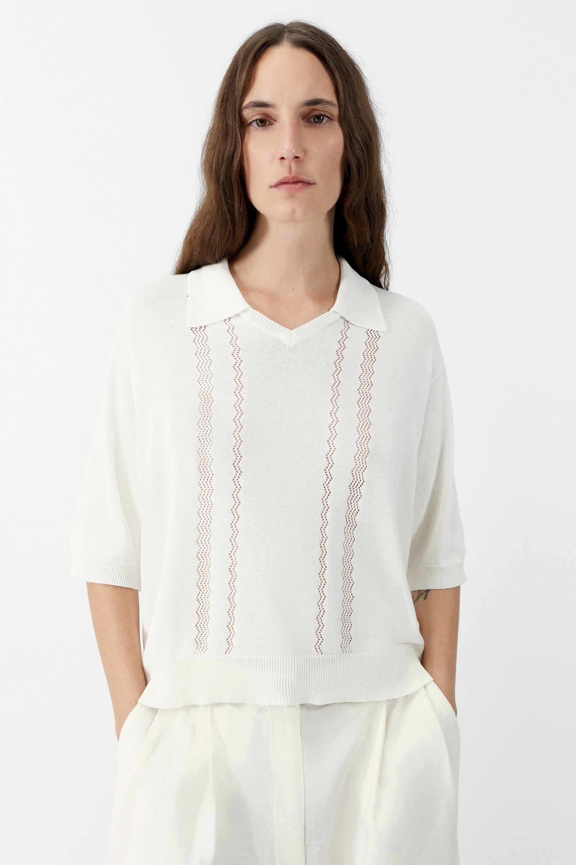 LACE POLO - GARZA