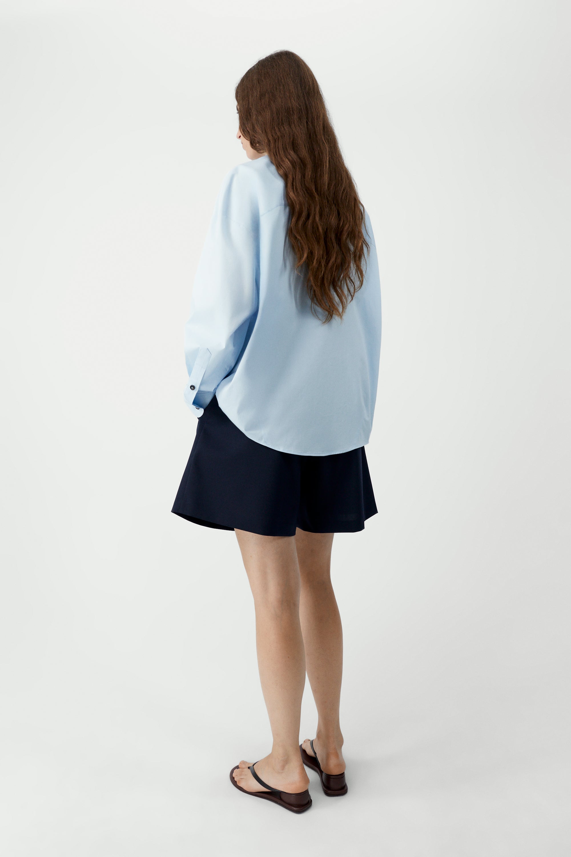 OVERSIZED SHIRT - LIGHT BLUE