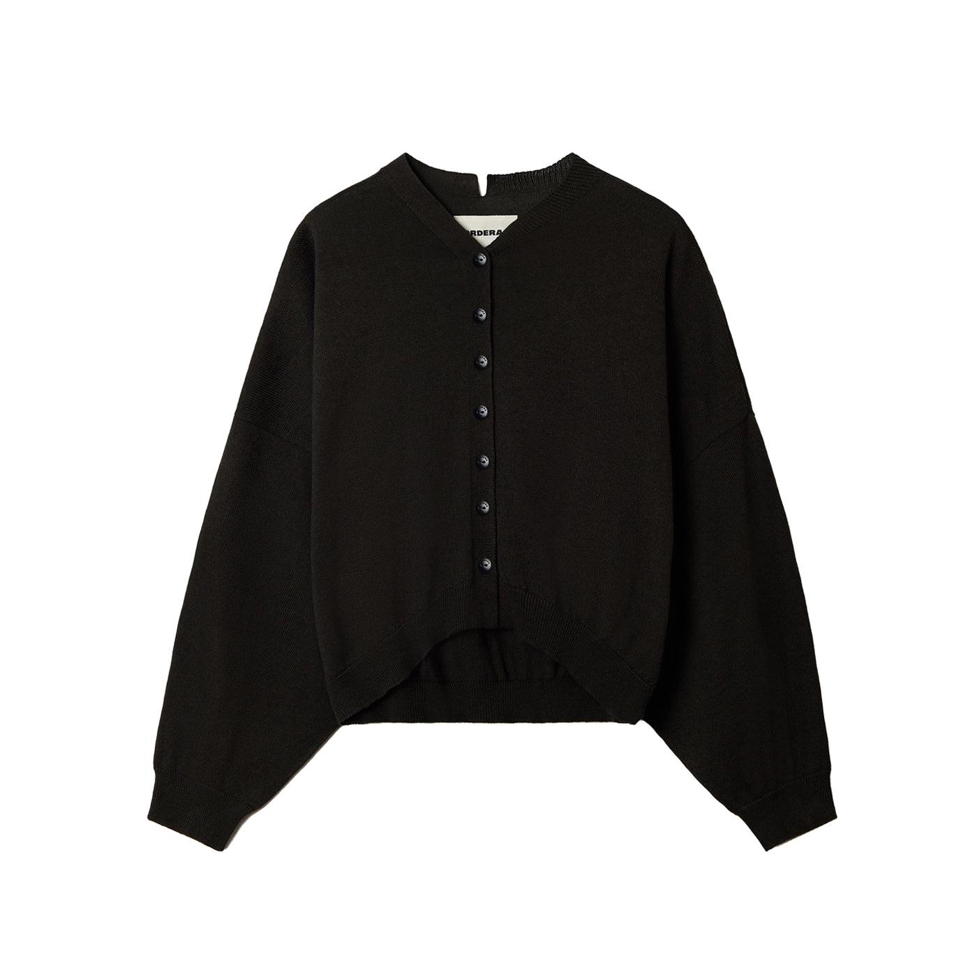 COTTON & CASHMERE CARDIGAN - DARK MOSS