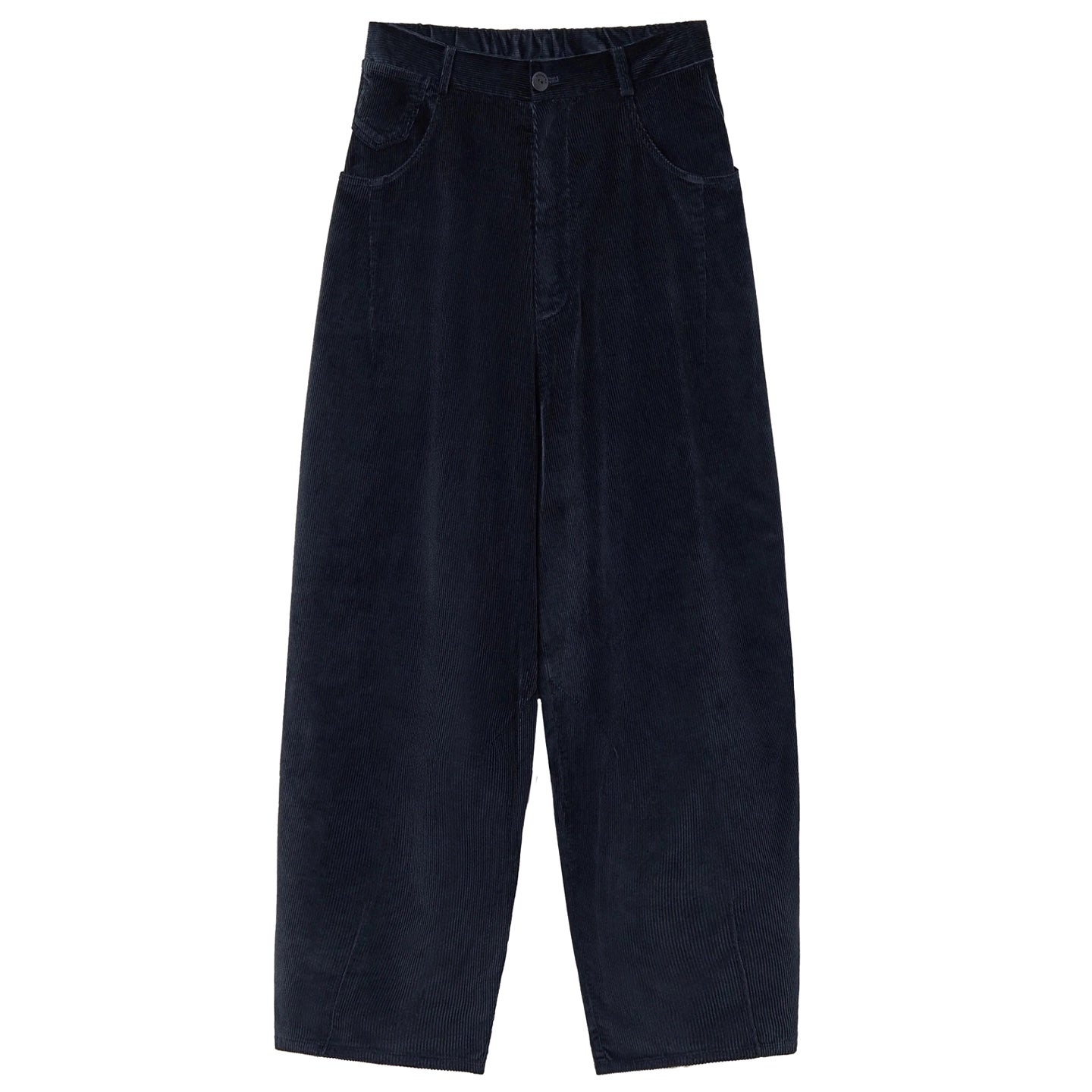 CORDUROY BAGGY PANTS - NAVY