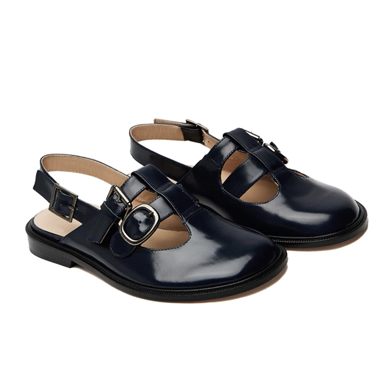 SLINGBACK MARY JANE - NAVY