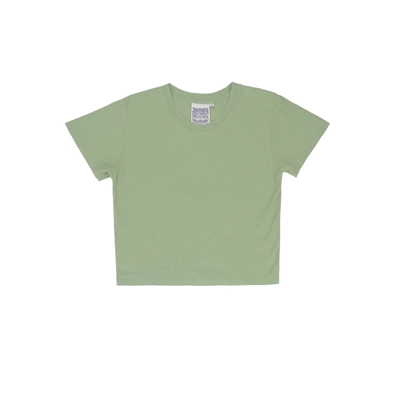 CROPPED LOREL TEE - PISTACHIO