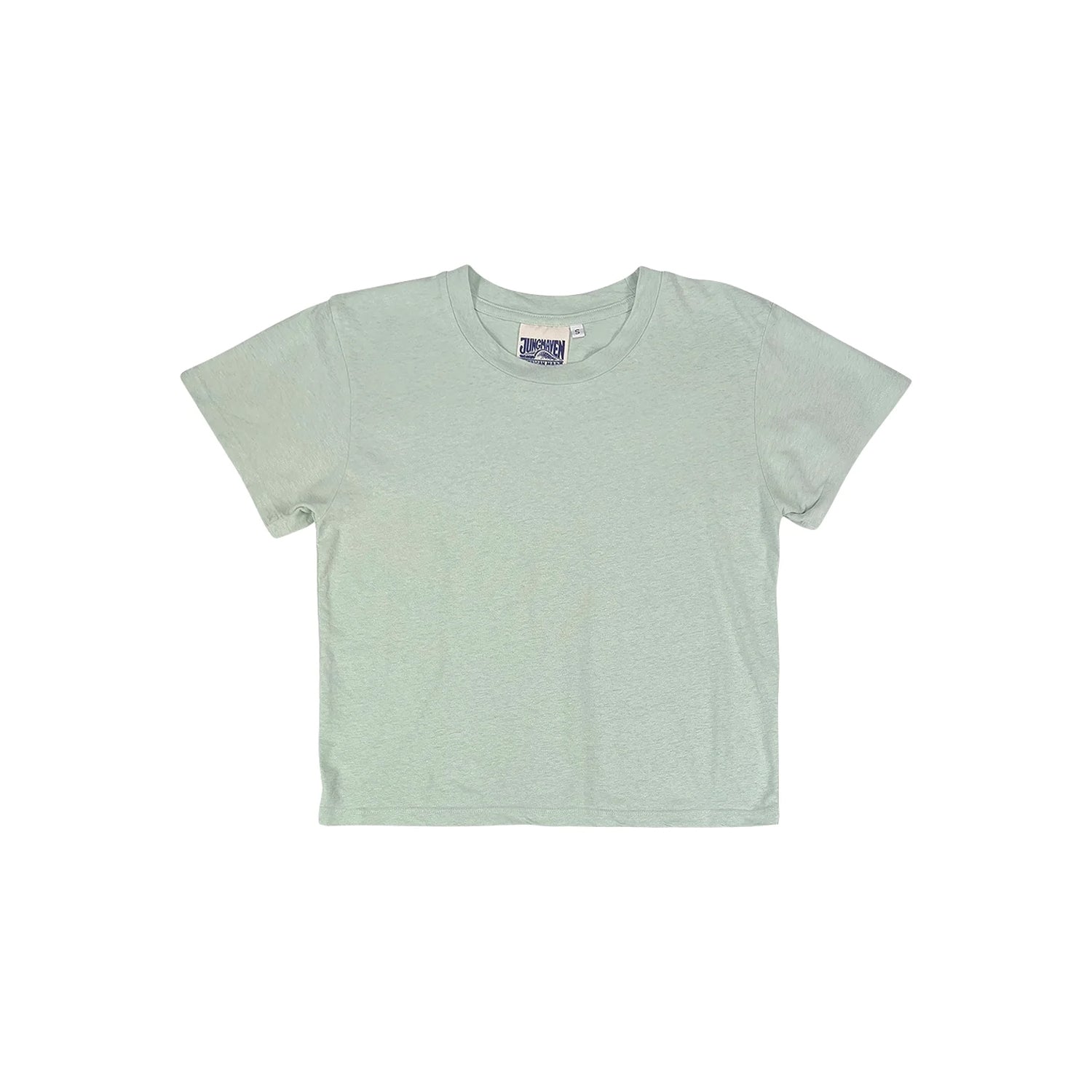 CROPPED LOREL TEE - SEAFOAM GREEN