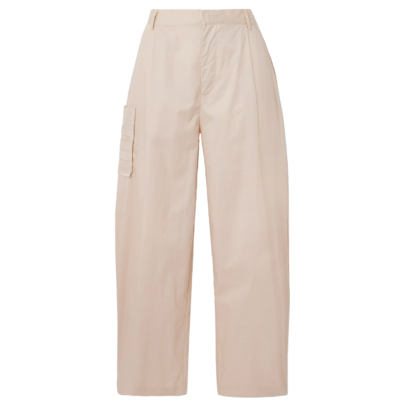 GATHERED POCKET PANT - OFF WHITE