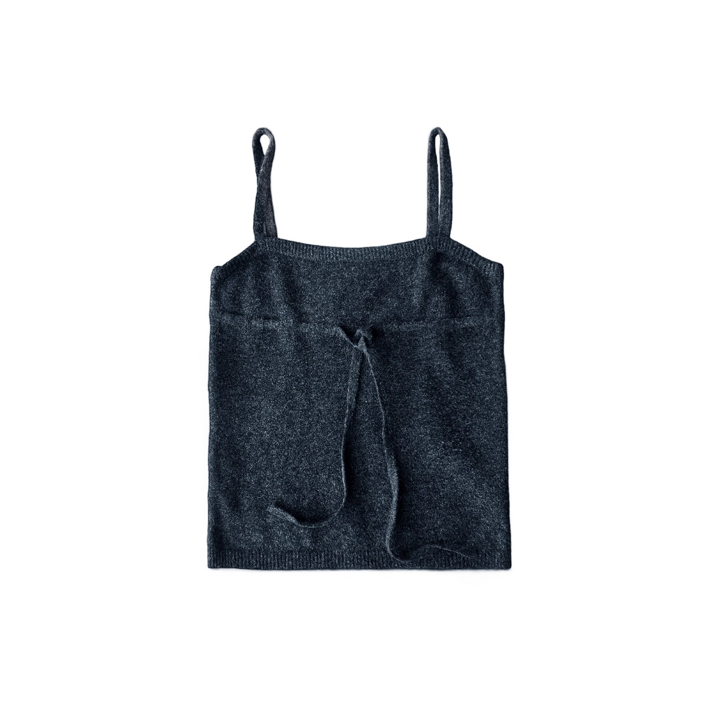 SIMPLE KNIT TOP - CHARCOAL