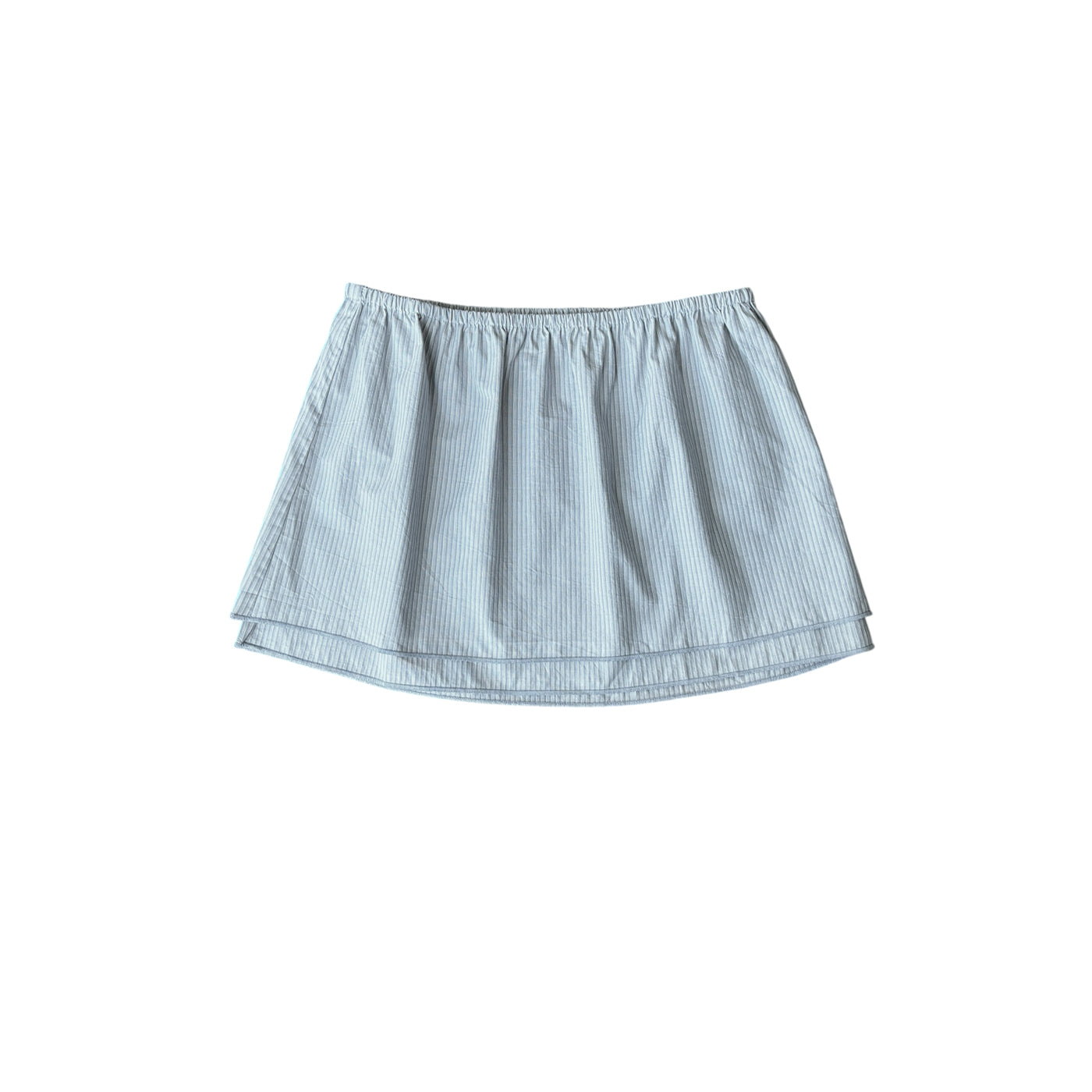 LAYERED SKIRT - SKY STRIPE