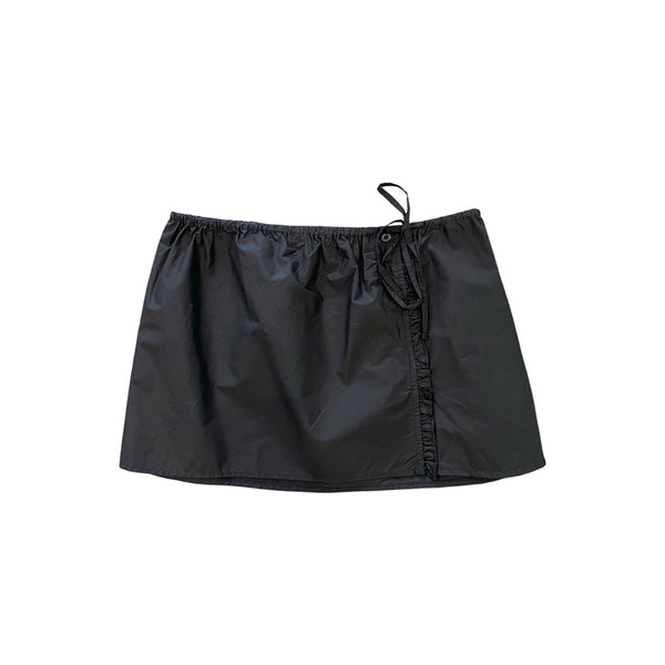 ★ Margarin Fingers★ CUT OUT FRILL SKIRT (BLACK) MARGARIN FINGERS Cut Out Frill Skirt - Black | 하이츠스토어