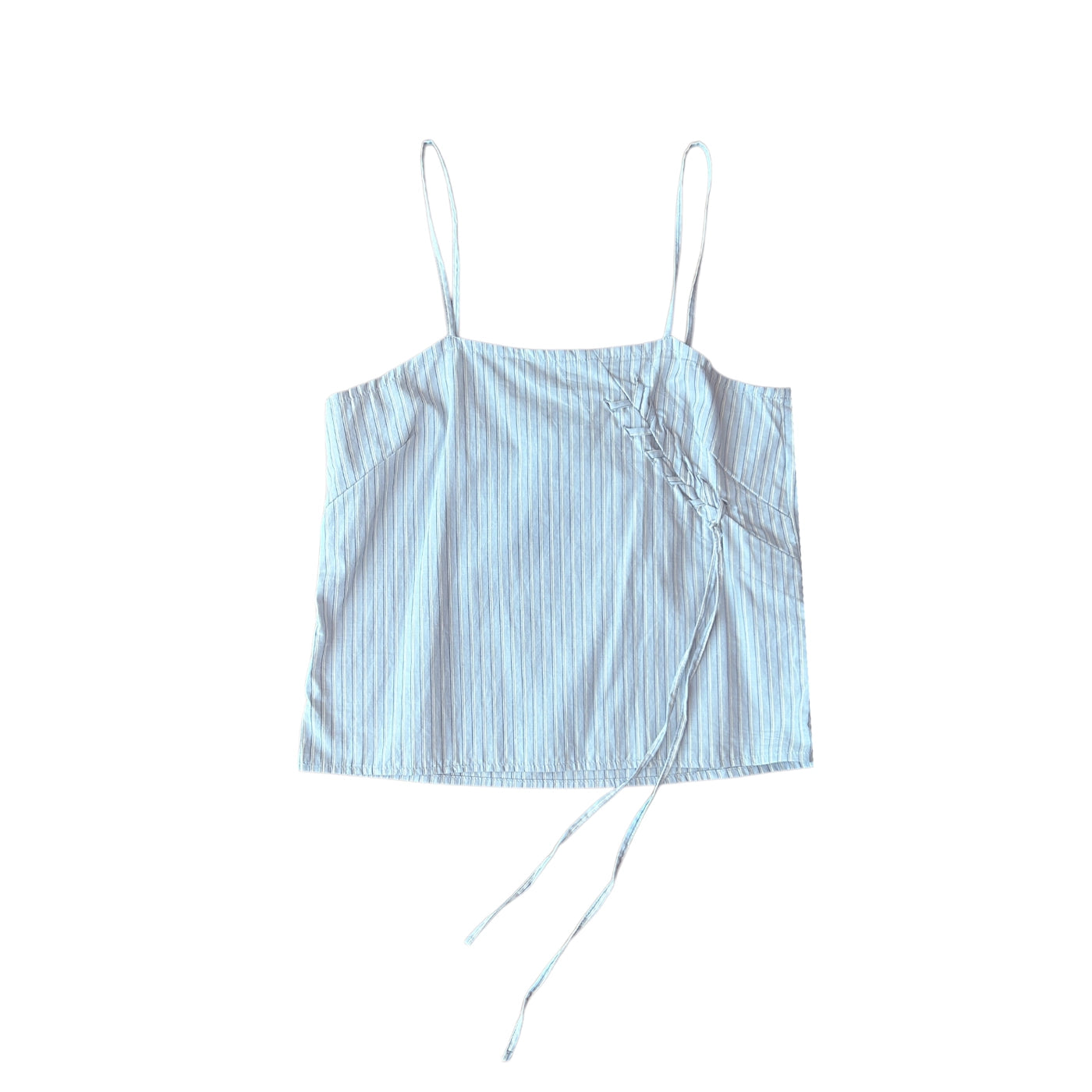 EYELET TOP - GLACIER STRIPE