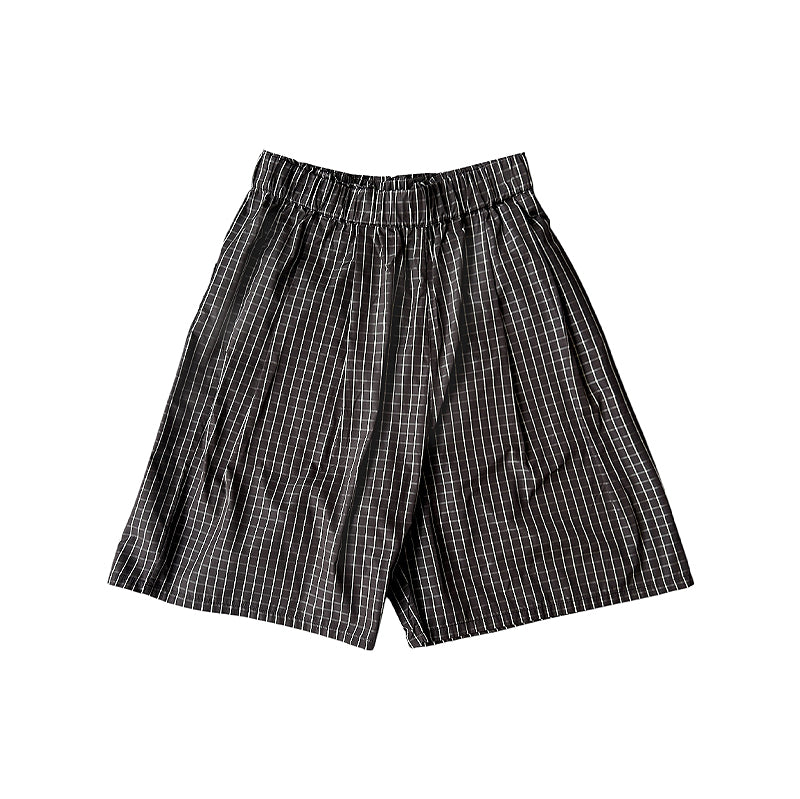 LUCY SHORTS - BROWN CHECK