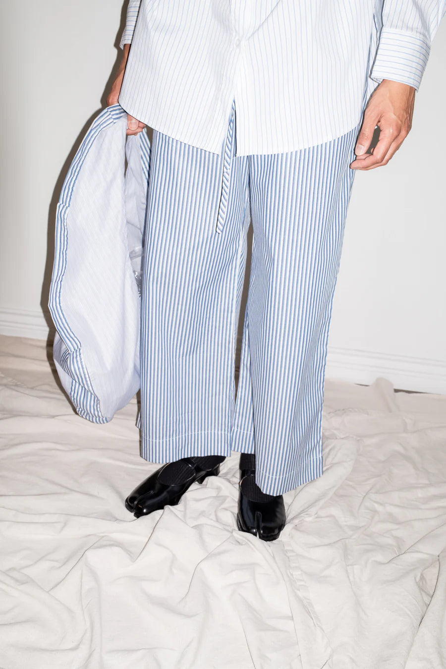 WAYNE PANT - BLUE + MULTI STRIPE