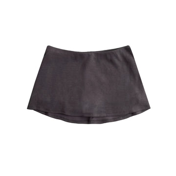 ARIA MINI SKIRT W/ SHORTS - ASH