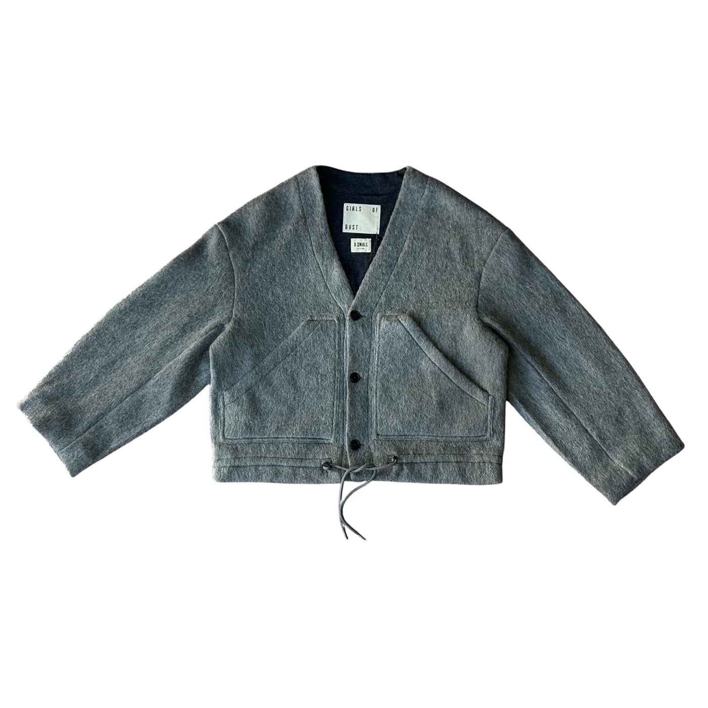 REACTOR JACKET - MOHAIR FLEECE - ASPHALT