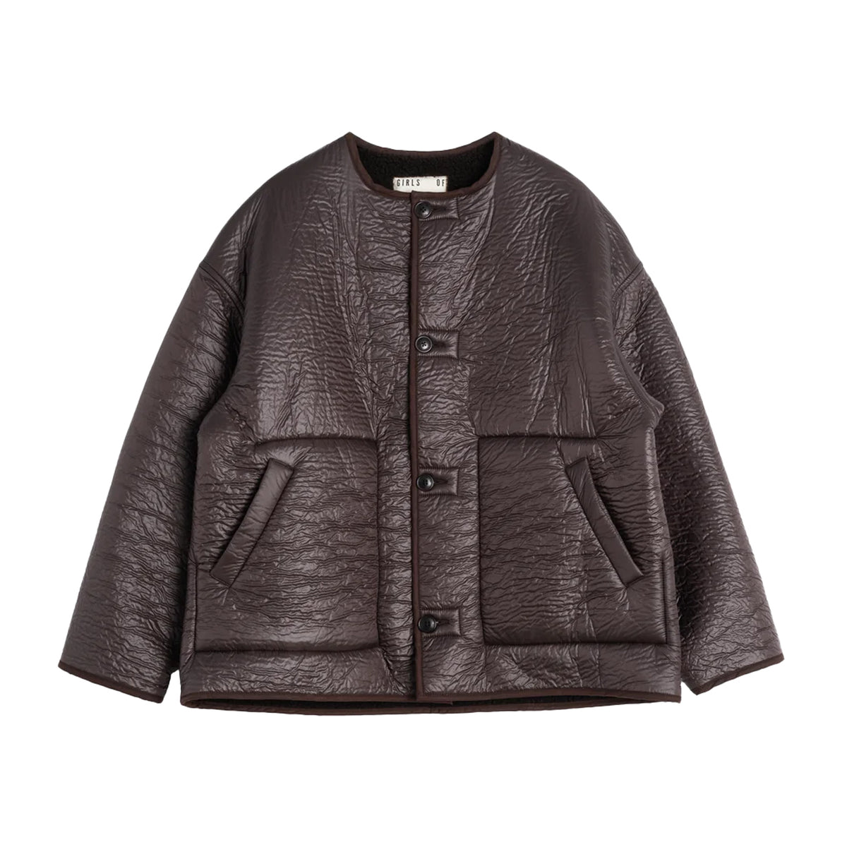 SOLAR JACKET - PIUMINO NYLON - BROWN
