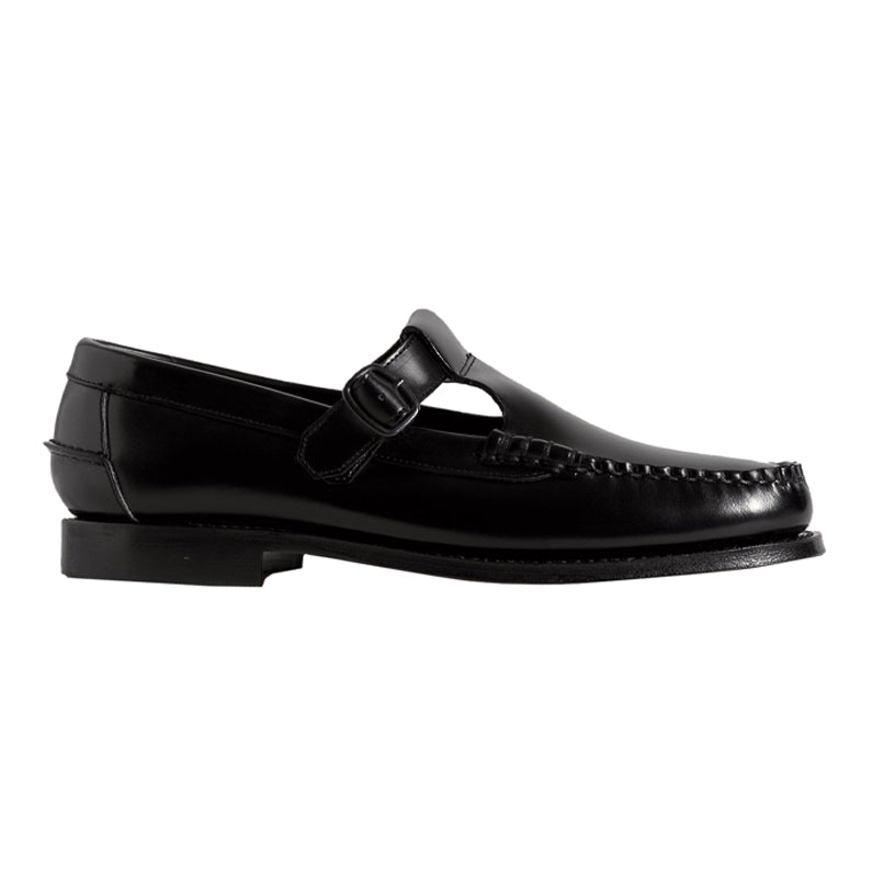 ALBER T-BAR LOAFER - BLACK