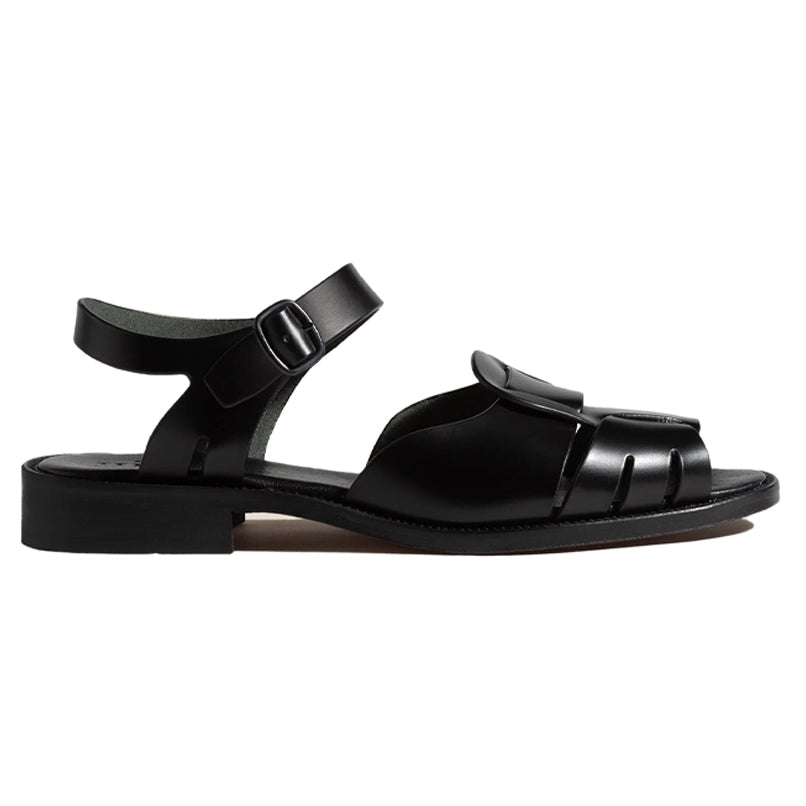 ANCORA FISHERMAN SANDAL - BLACK