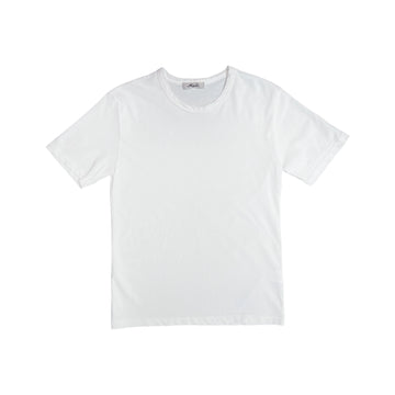 S/S COTTON PULLOVER T SHIRT - WHITE