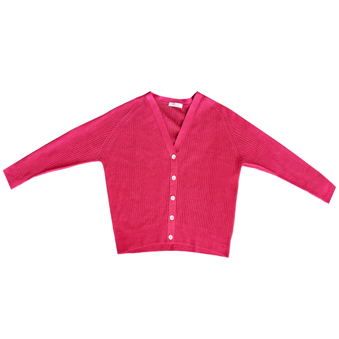WHOLE GARMENT CARDIGAN - RED
