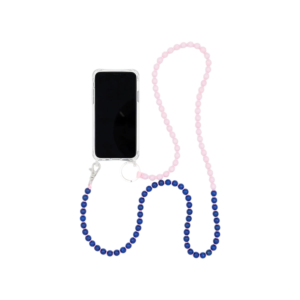 HANDYKETTE PHONE NECKLACE - ROSE/BLUE DUO