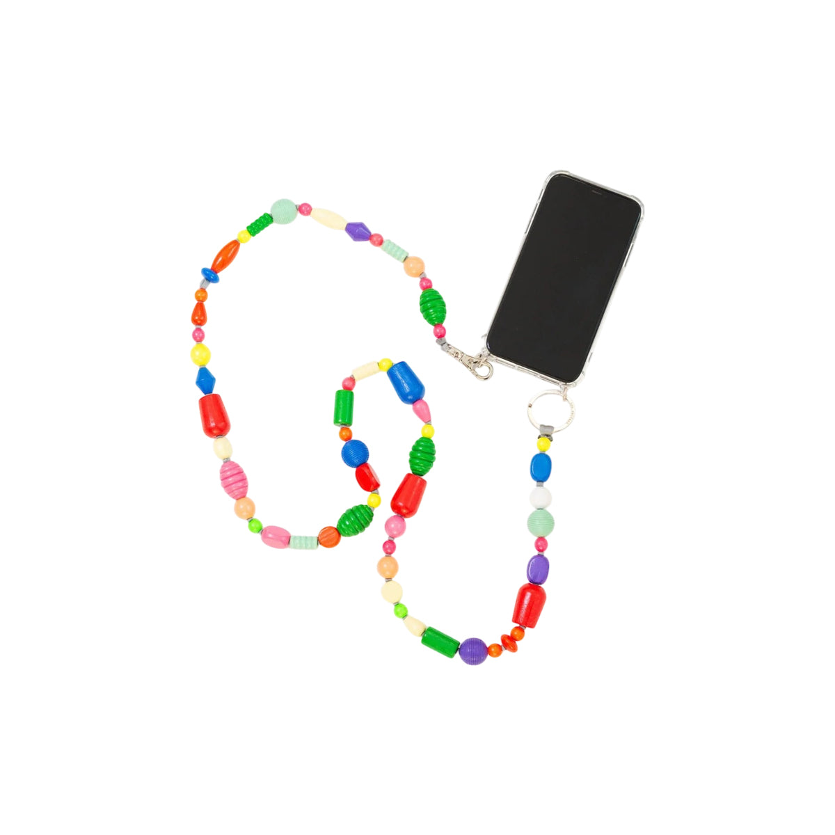 PERLENMIX PHONE NECKLACE - MULTI