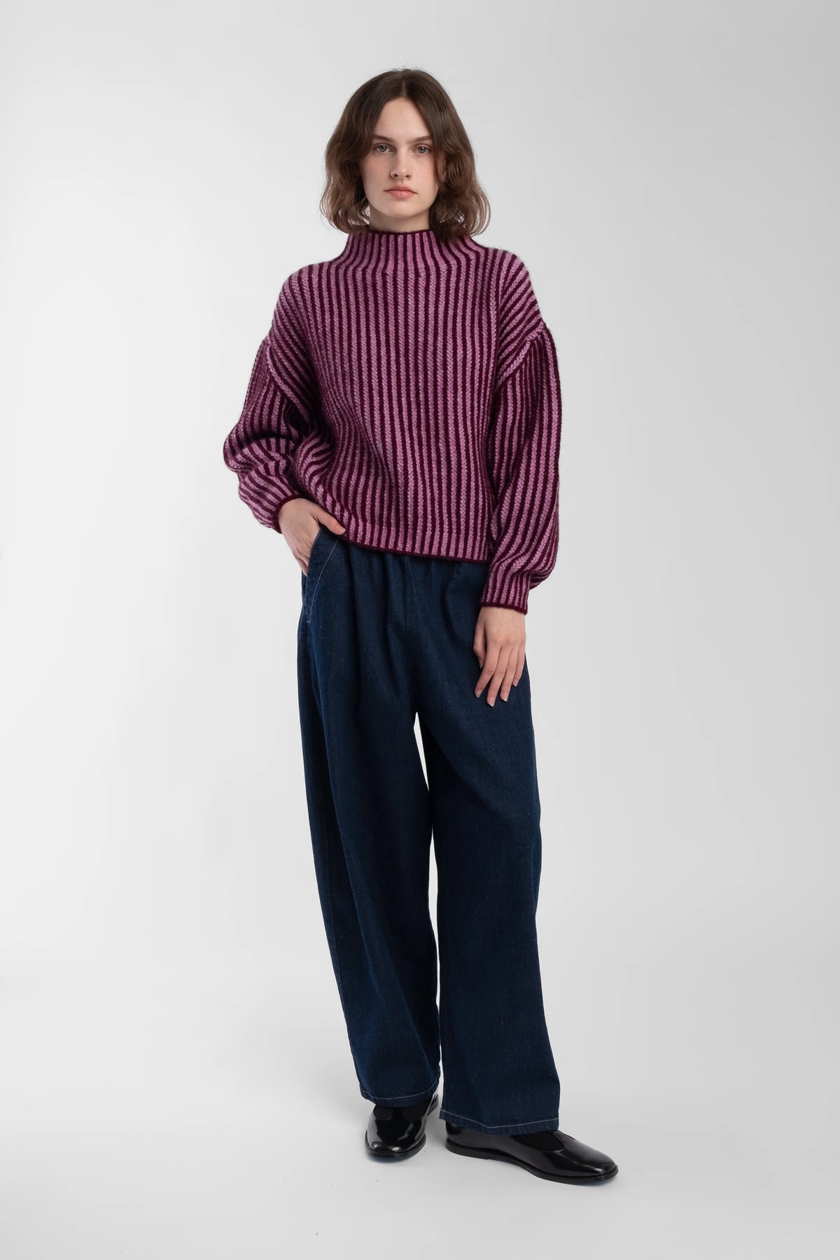 INES SWEATER - BERRY