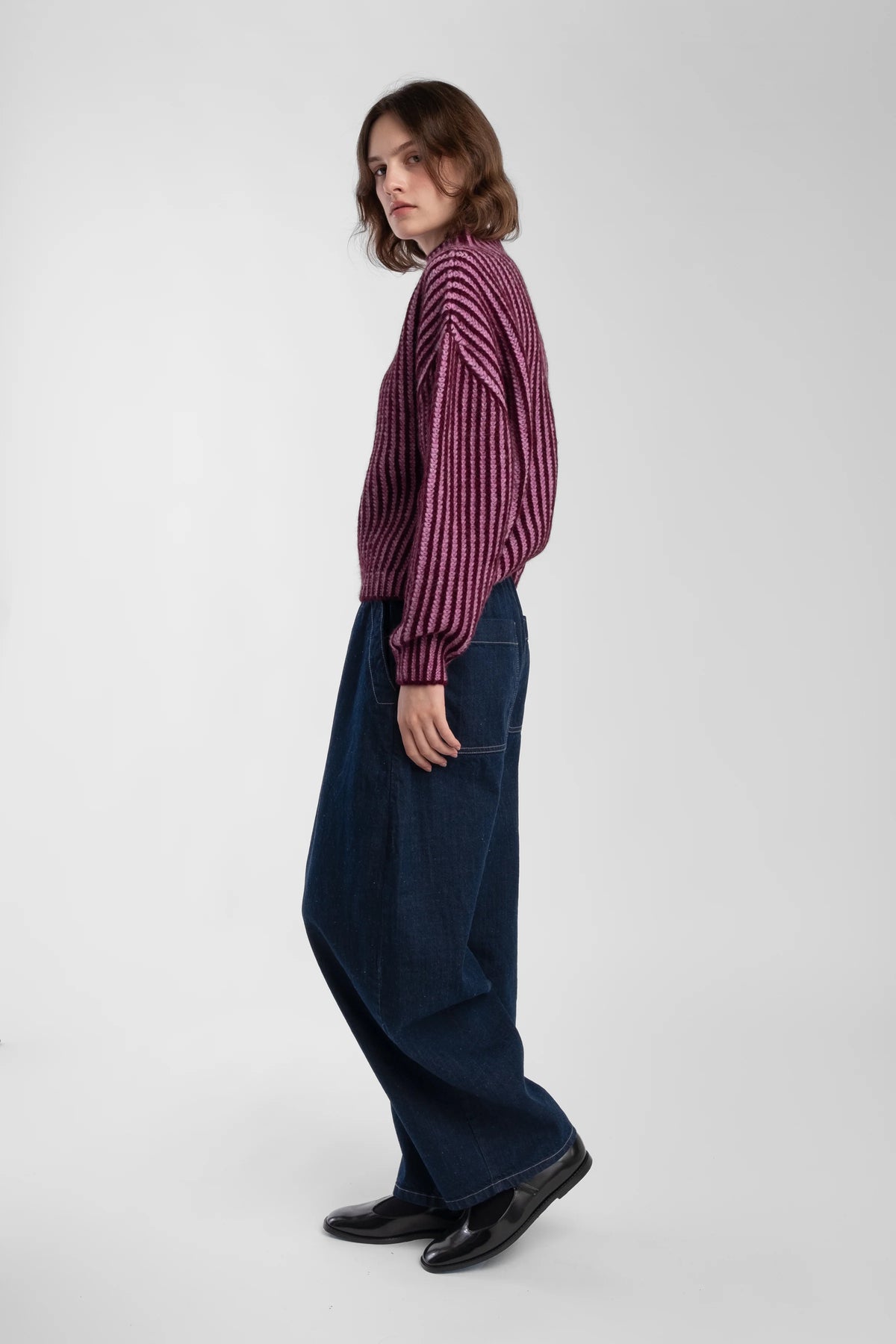 INES SWEATER - BERRY
