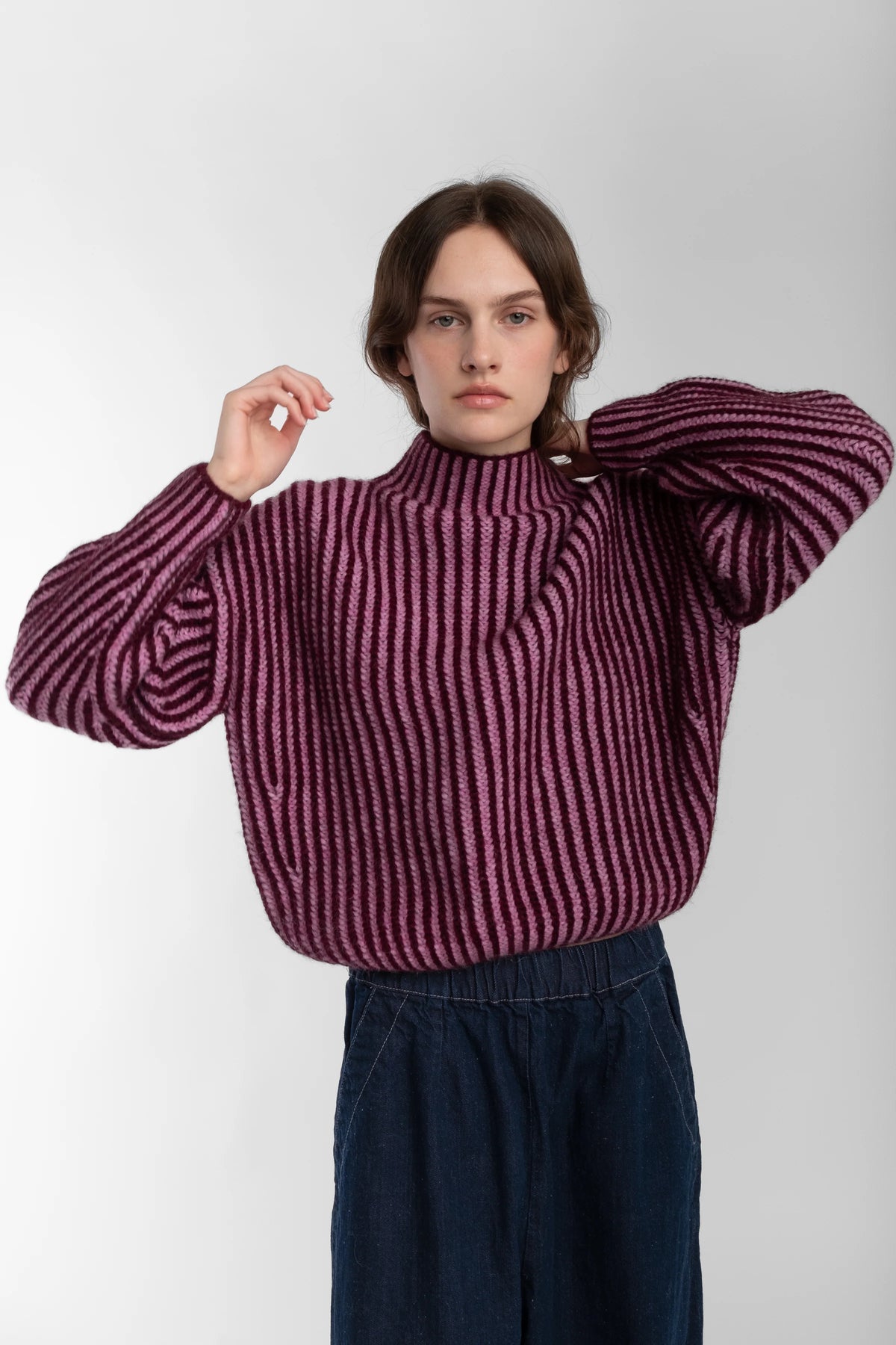 INES SWEATER - BERRY