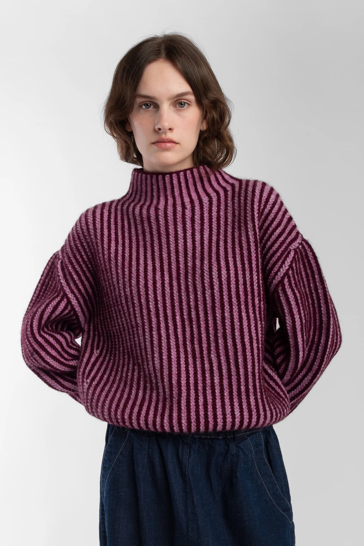 INES SWEATER - BERRY