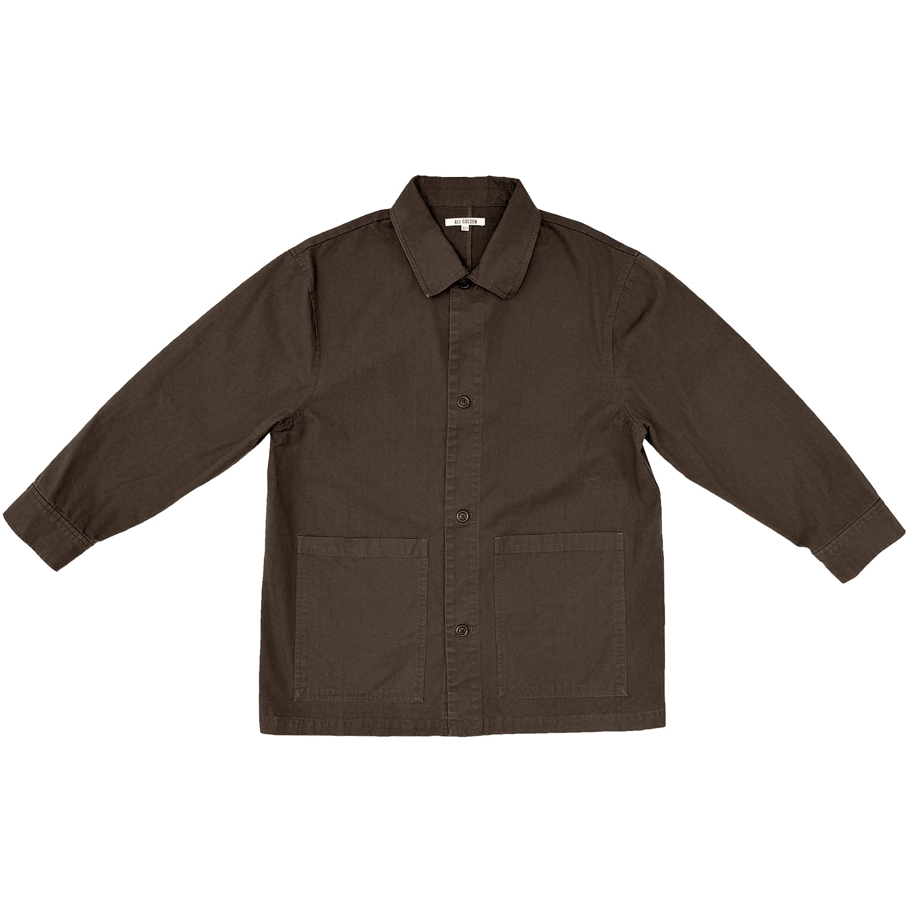 RELAXED CHORE JACKET - BROWN