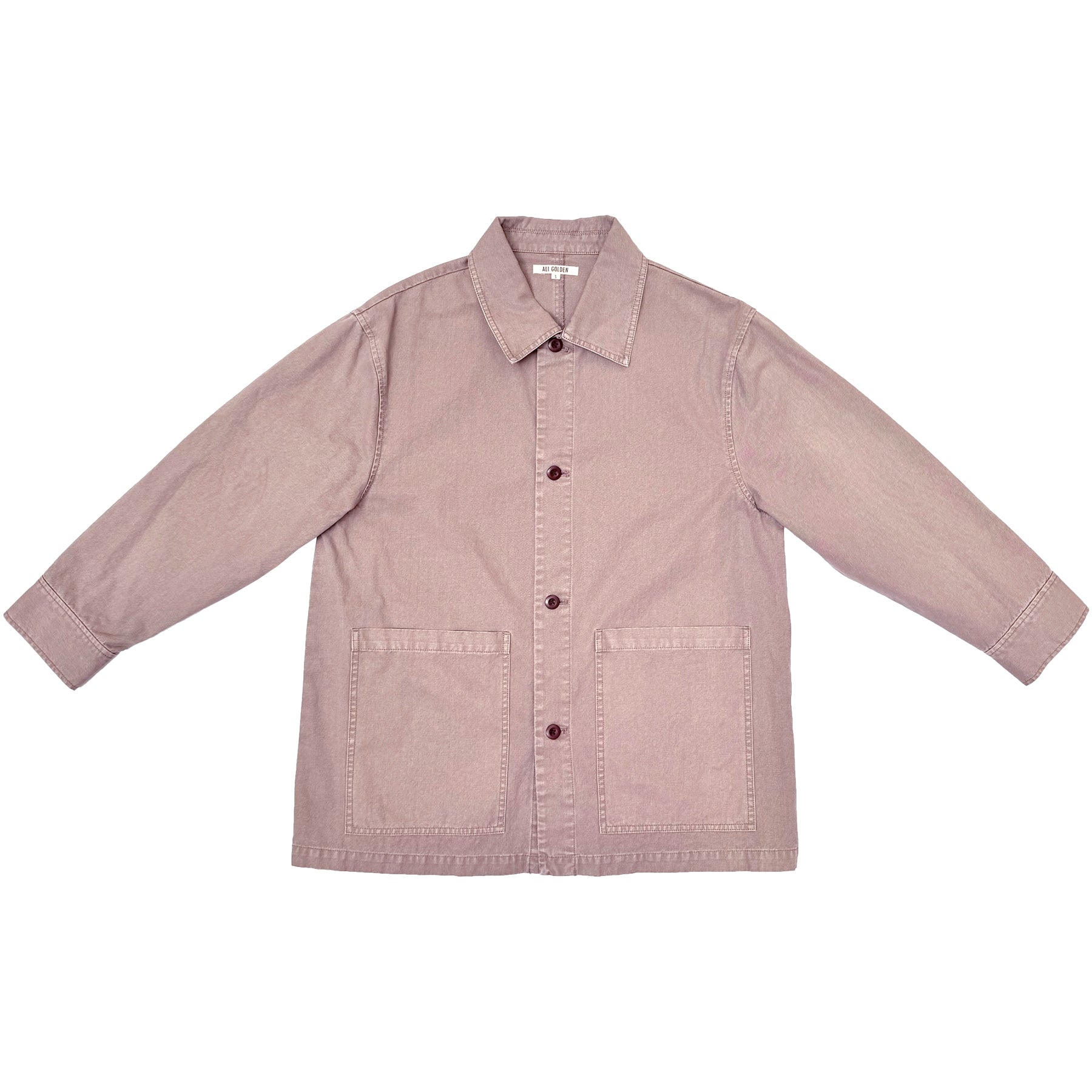 RELAXED CHORE JACKET - MAUVE