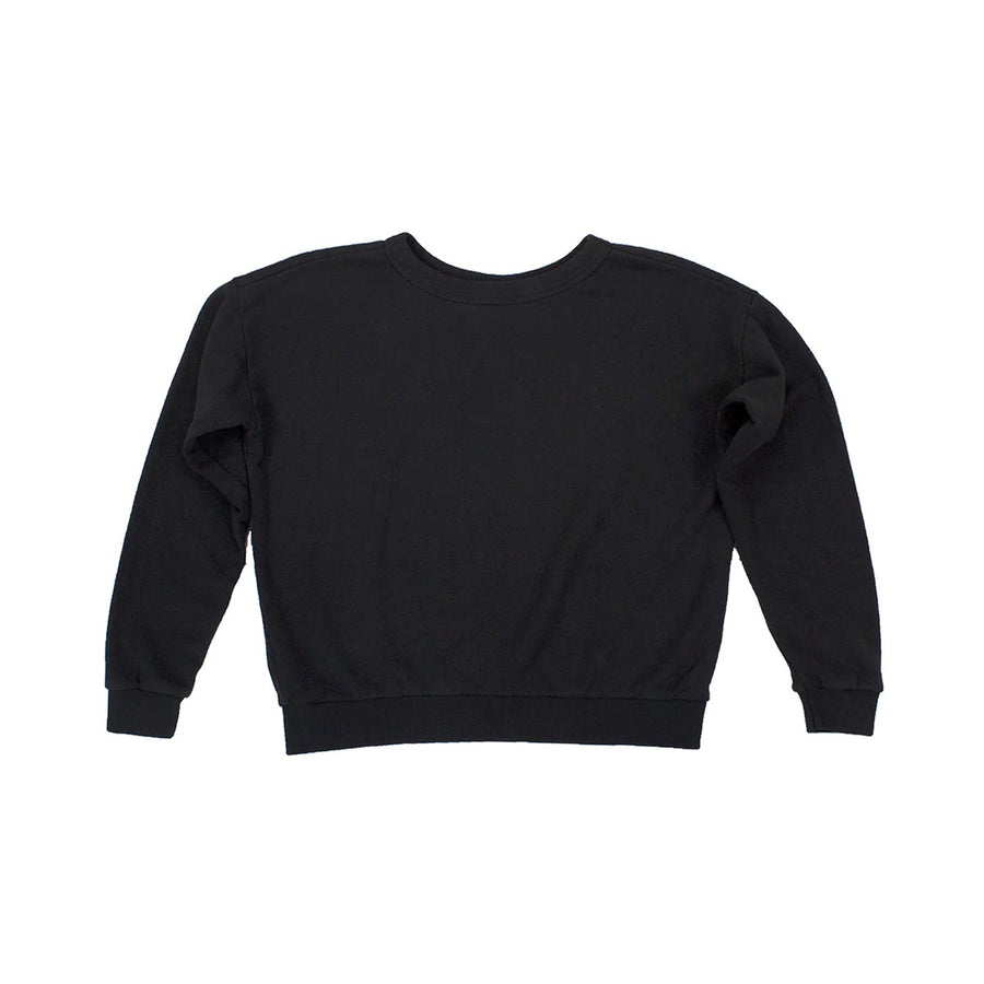 CRUX CROP SWEATSHIRT - BLACK