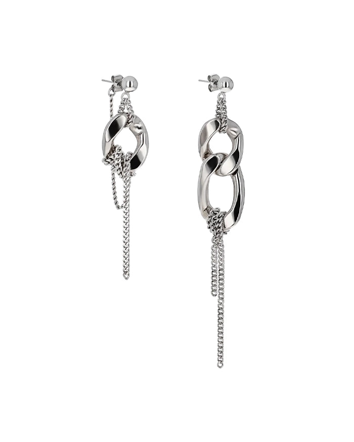 BETTY EARRINGS - PALLADIUM
