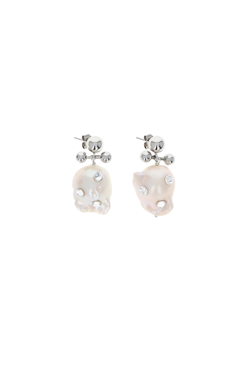 JOAN EARRINGS - PALLADIUM