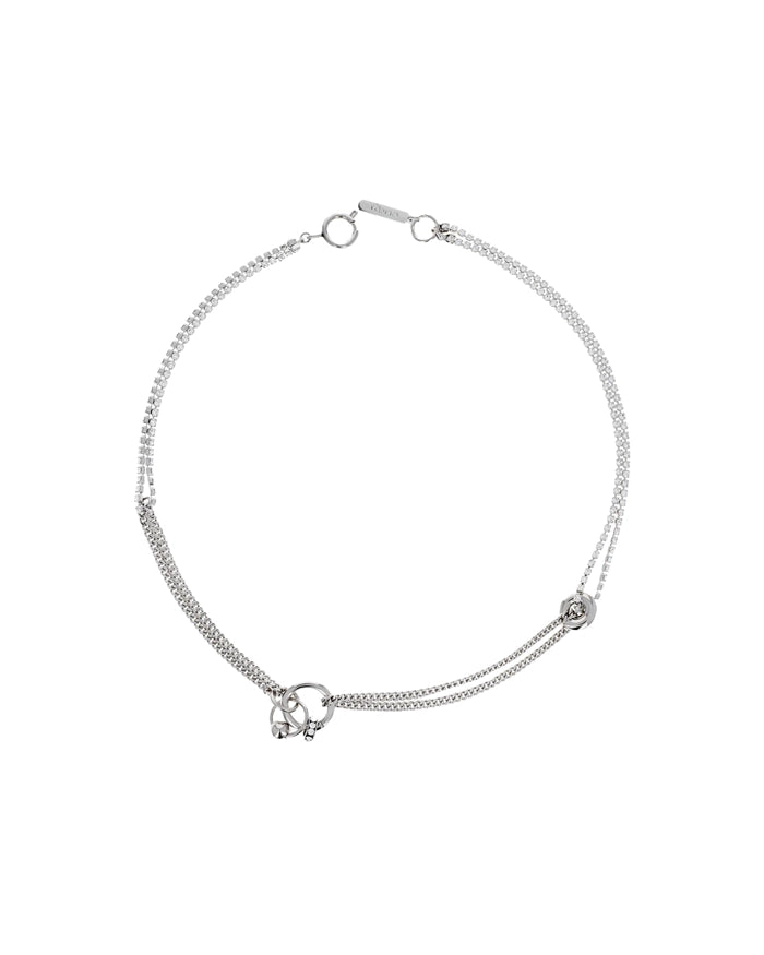 MOLLY NECKLACE - PALLADIUM