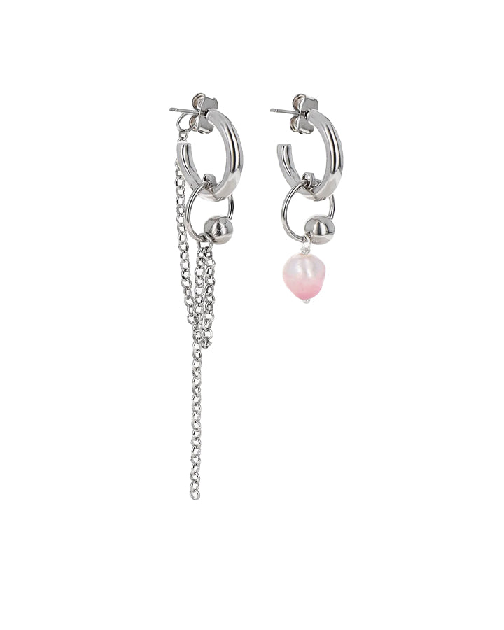 NIKKI EARRINGS - PALLADIUM