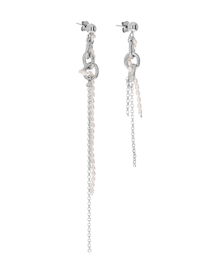 SALEM EARRINGS - PALLADIUM