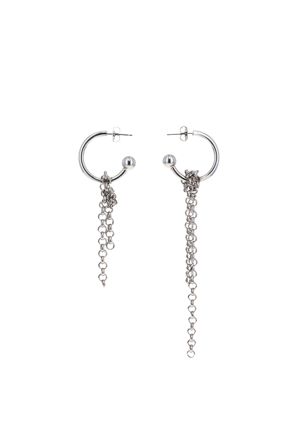 GINA EARRINGS - PALLADIUM