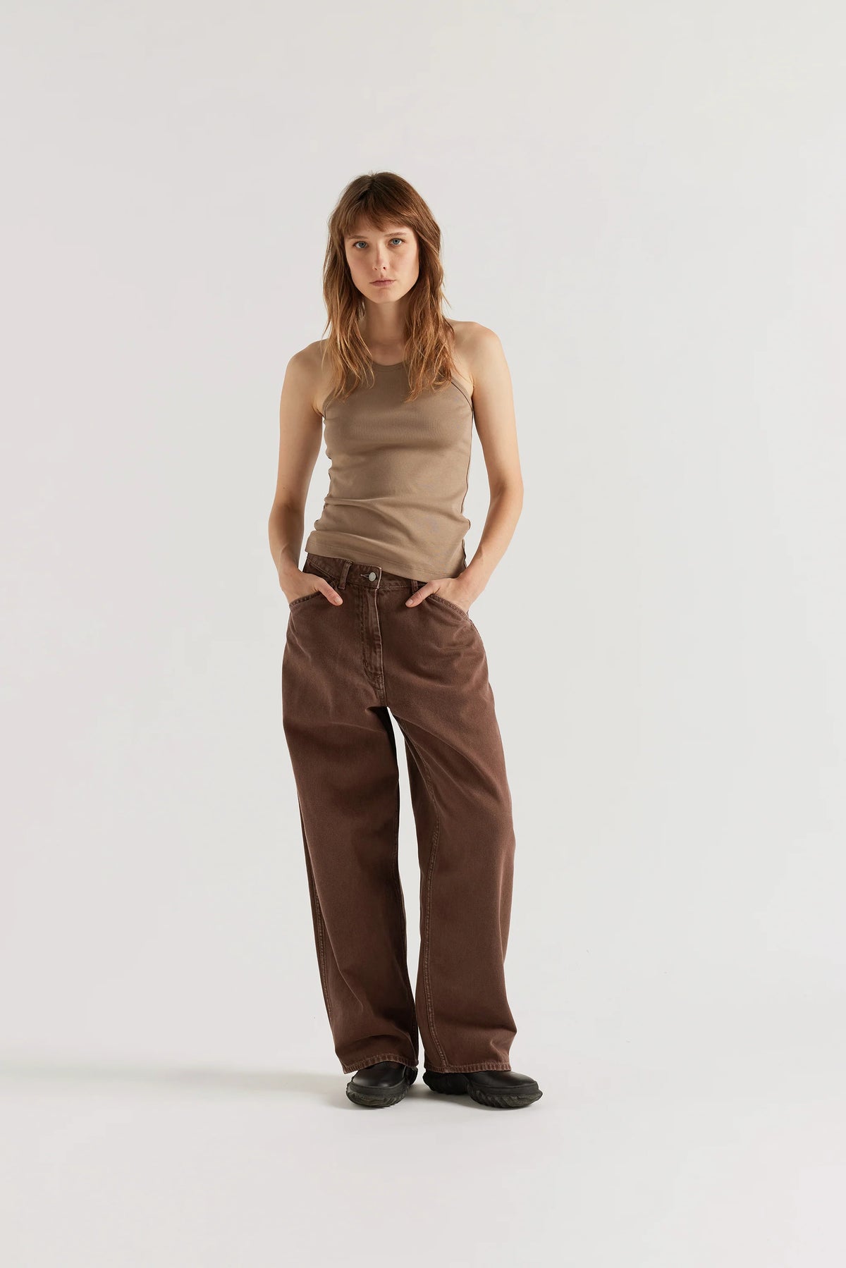 UNBOUND JEAN - BROWN FADE